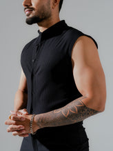 Stryk Ironclad Sleeveless Mandarin Collar Jumpsuit